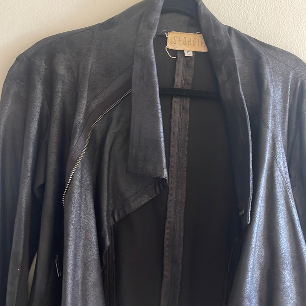 Black textured jacket